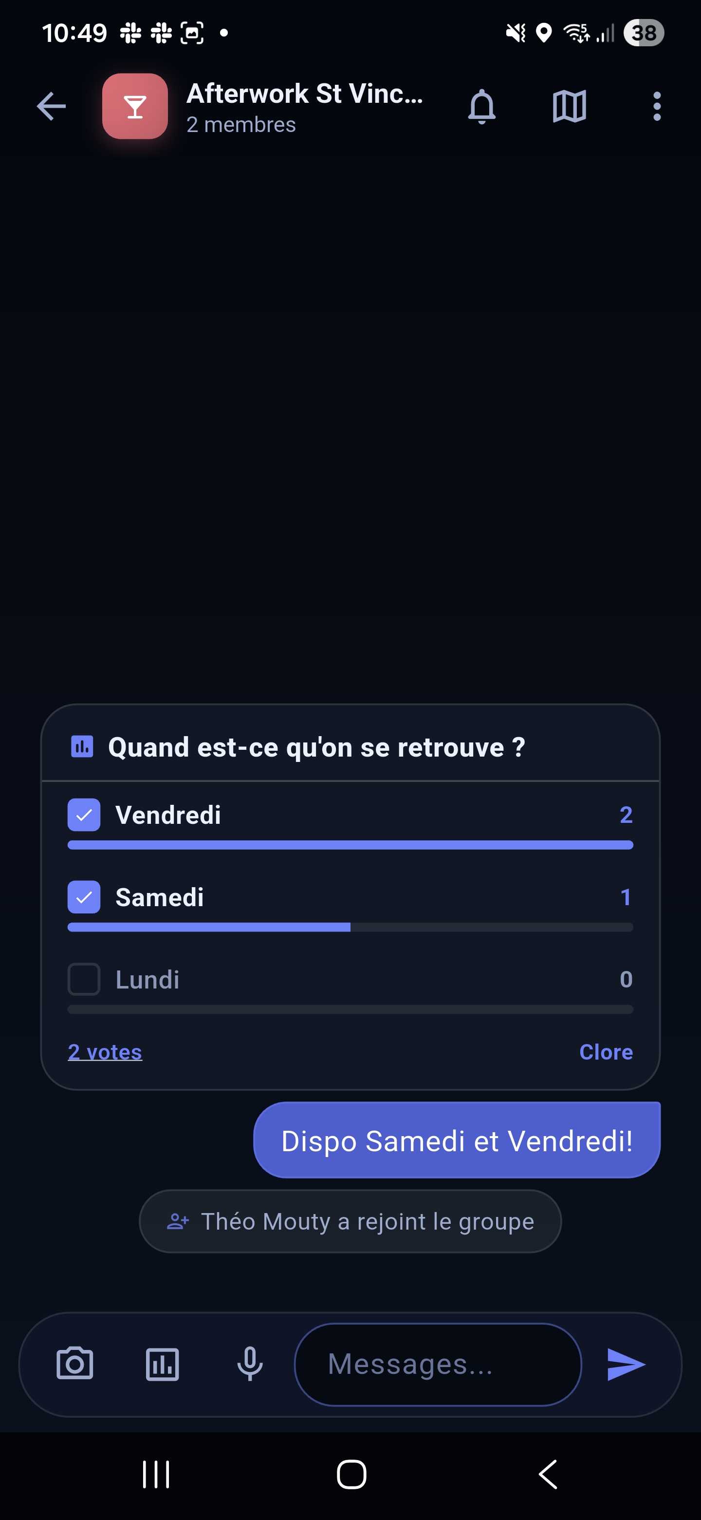 Sondage de date